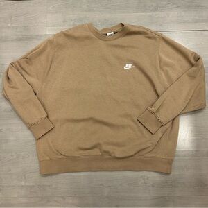 Nike Sweatshirt Mens Size 2XL Sportswear Club Fleece Pullover Swoosh BV2662-247